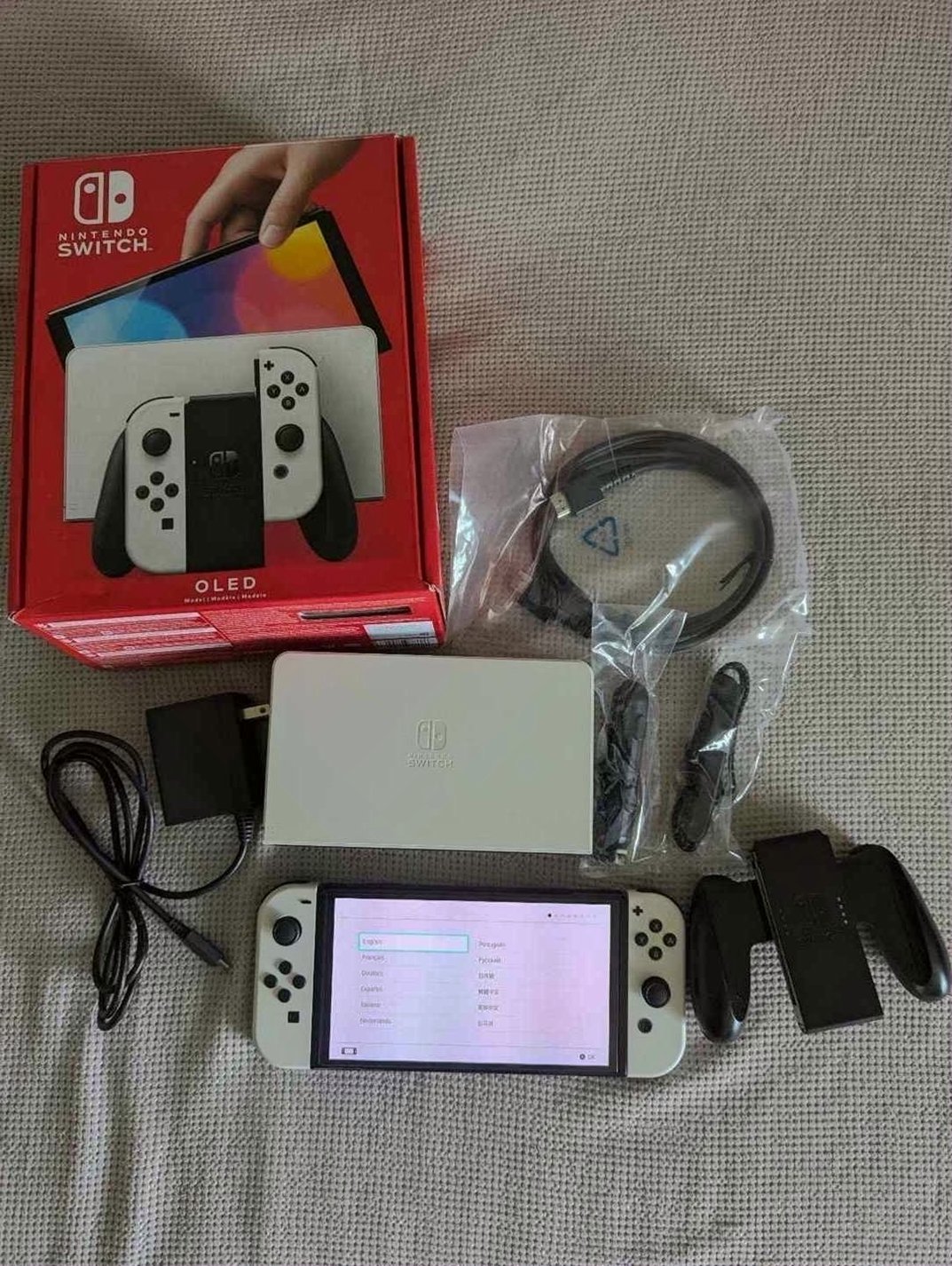 Nintendo Switch OLED with Pro Controller Unlocked - Used image 2