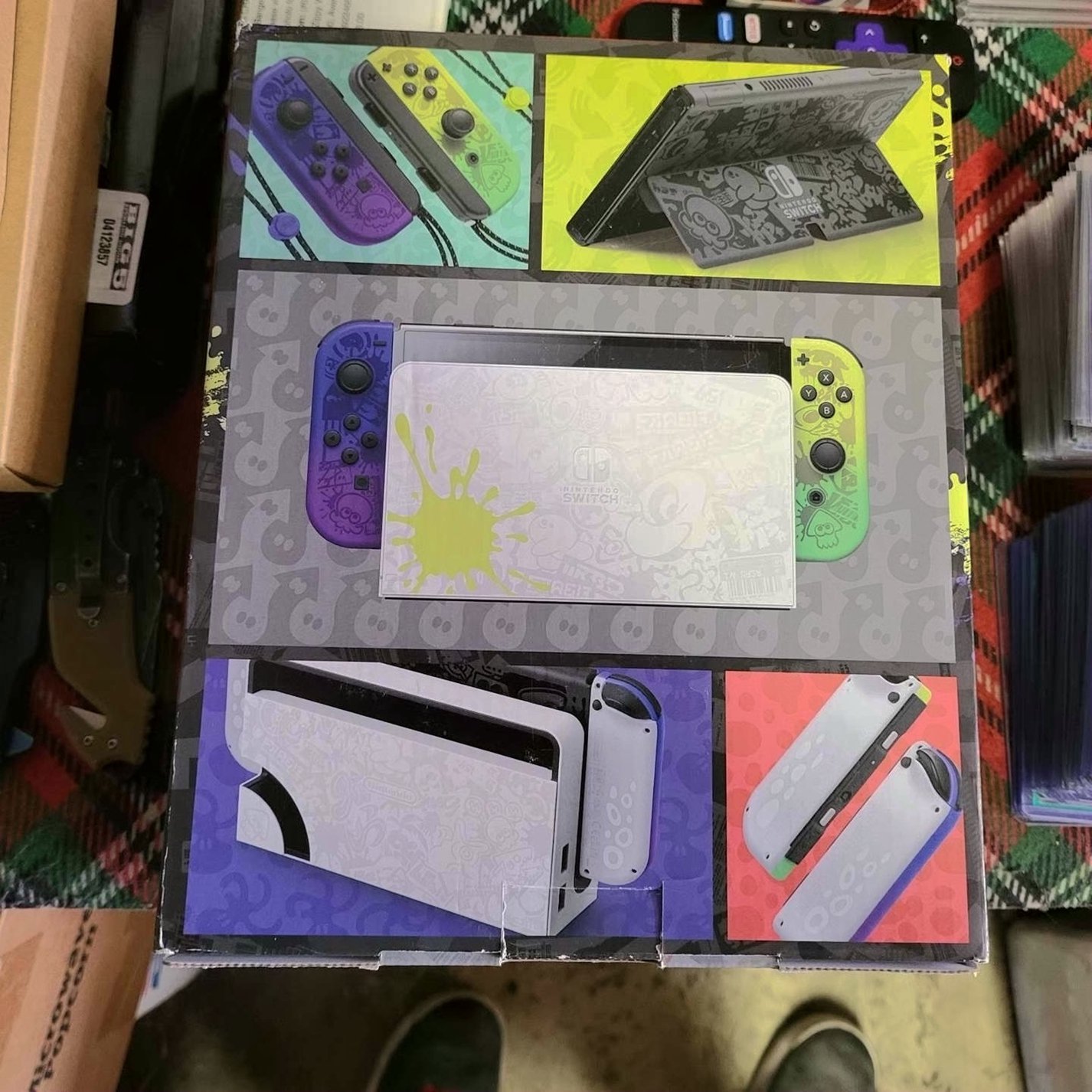 Nintendo JPN Switch OLED Splatoon 3 Special Edition Unlocked - Used image 2
