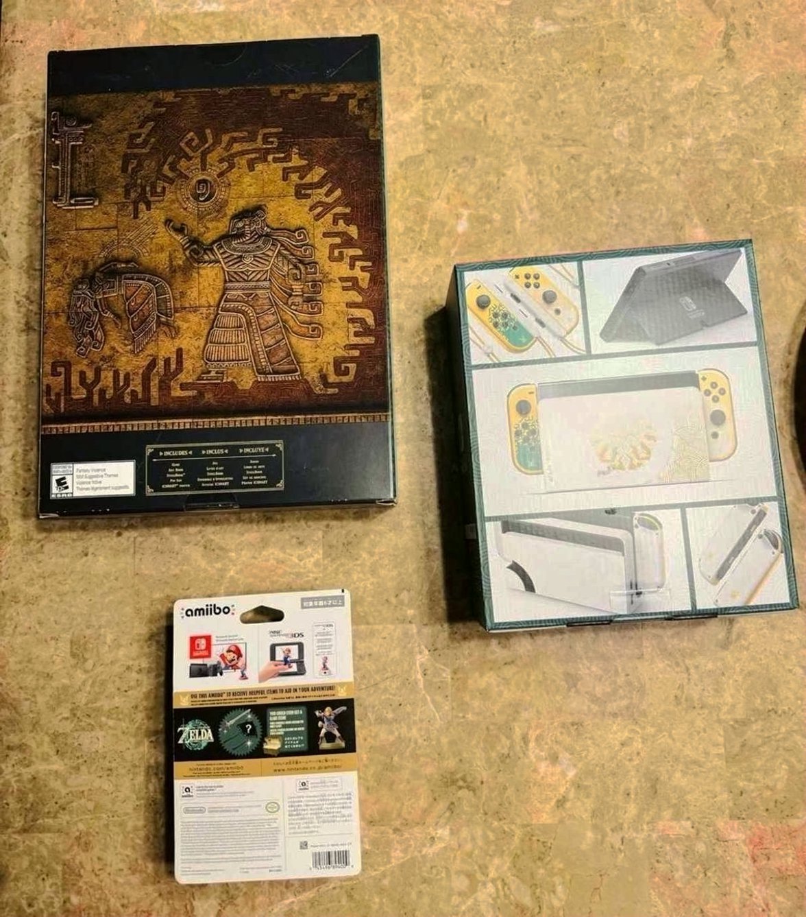 Nintendo Switch OLED The Legend of Zelda Tears of the Kingdom Collectors Bundle - Used image 2