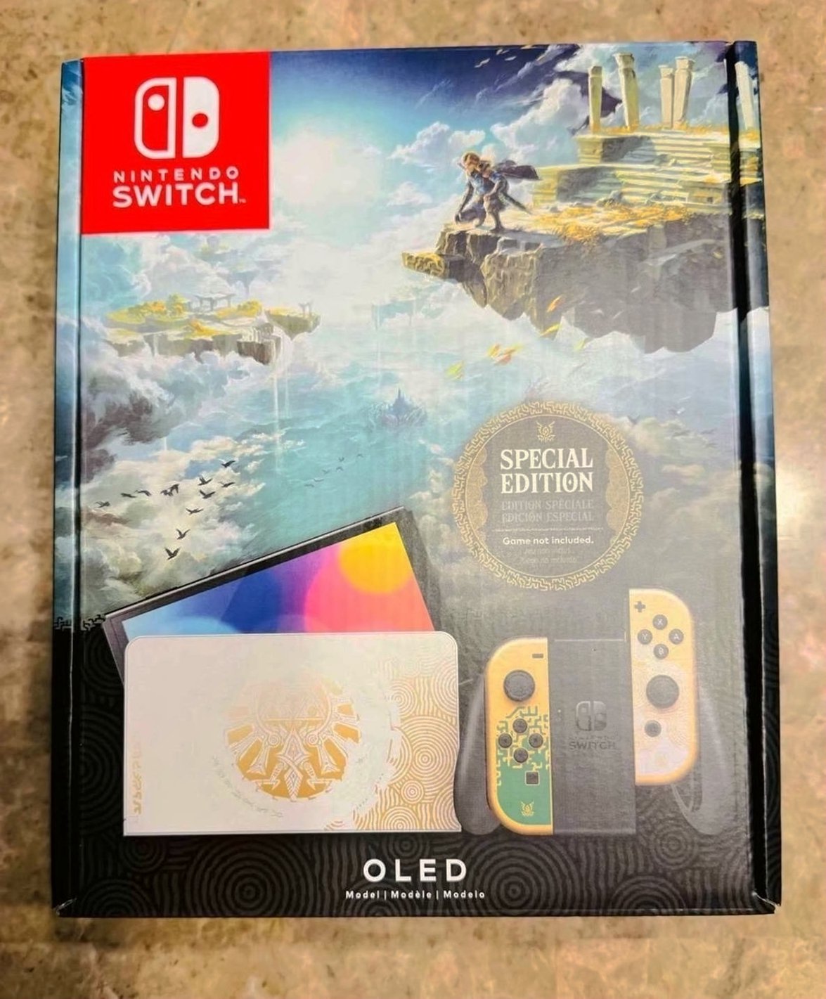 Nintendo Switch OLED The Legend of Zelda Tears of the Kingdom Collectors Bundle - Used image 3