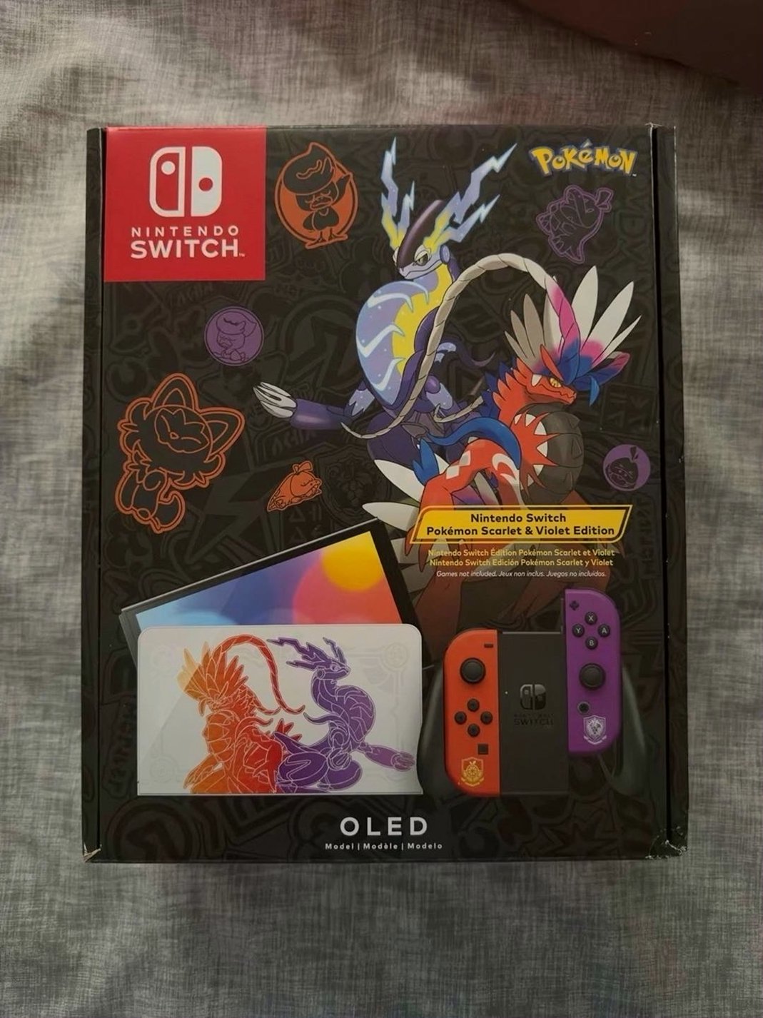 Nintendo Switch OLED Pokémon Scarlet & Violet Edition Unlocked - New