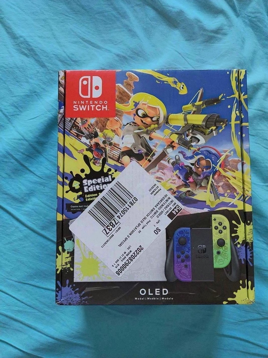 Nintendo Switch Splatoon OLED 8B89 - Used