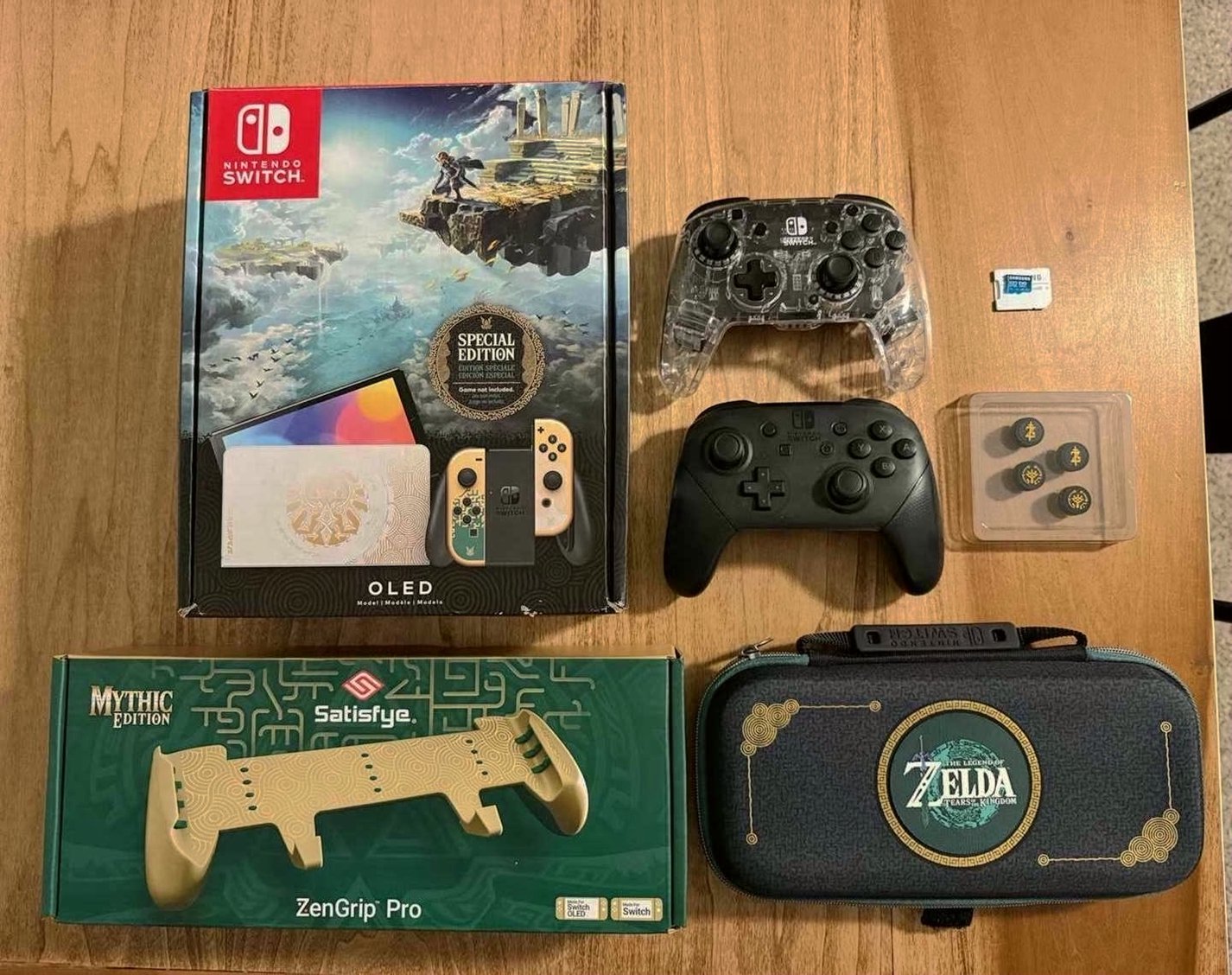 Nintendo Switch OLED Zelda Tears of the Kingdom 64GB Black Used