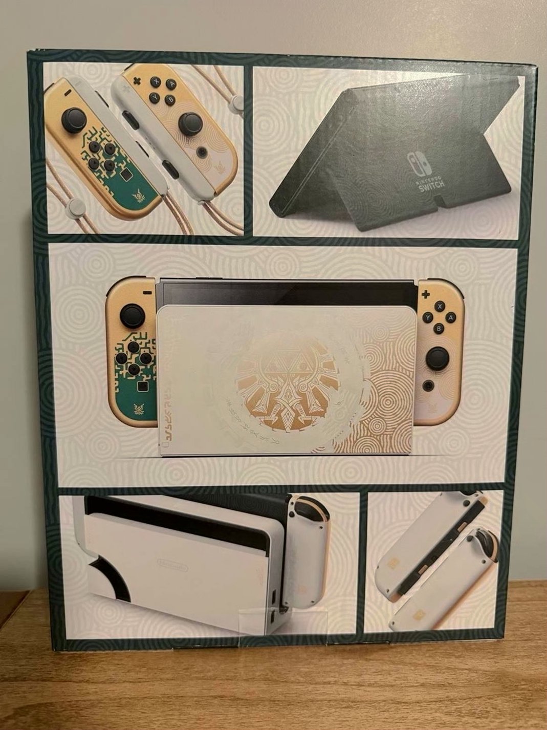 Nintendo Switch OLED Zelda Tears of the Kingdom 64GB Black Used image 3