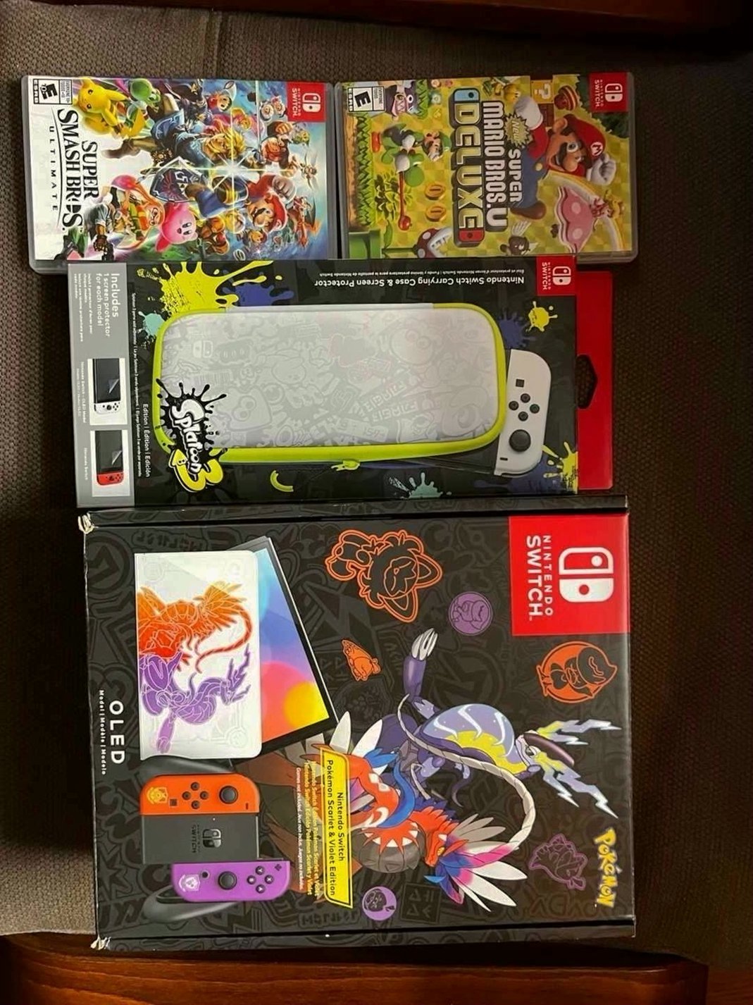 Nintendo Switch OLED Model Pokemon Scarlet & Violet Edition 128GB Used