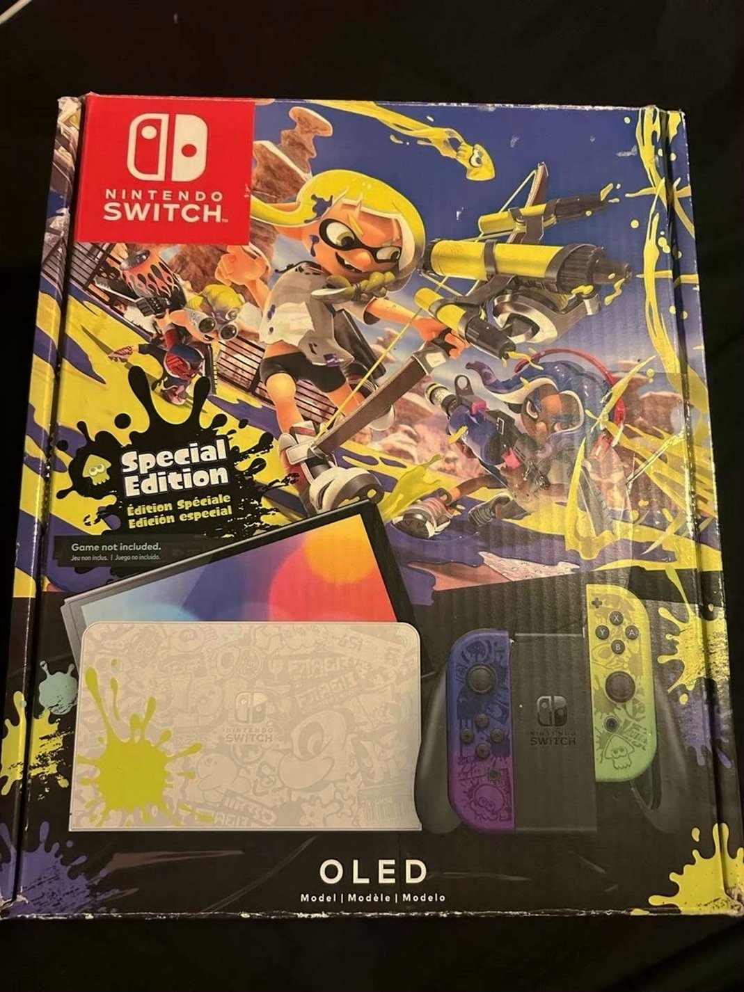 Nintendo Switch OLED Splatoon Edition 128GB White - Used