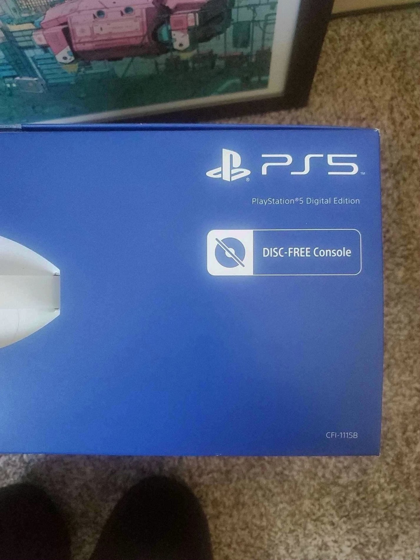 Sony PlayStation 5 Digital Edition 825GB White - Used image 2