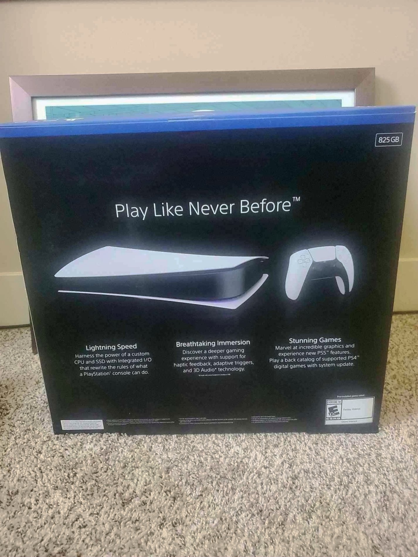 Sony PlayStation 5 Digital Edition 825GB White - Used image 3