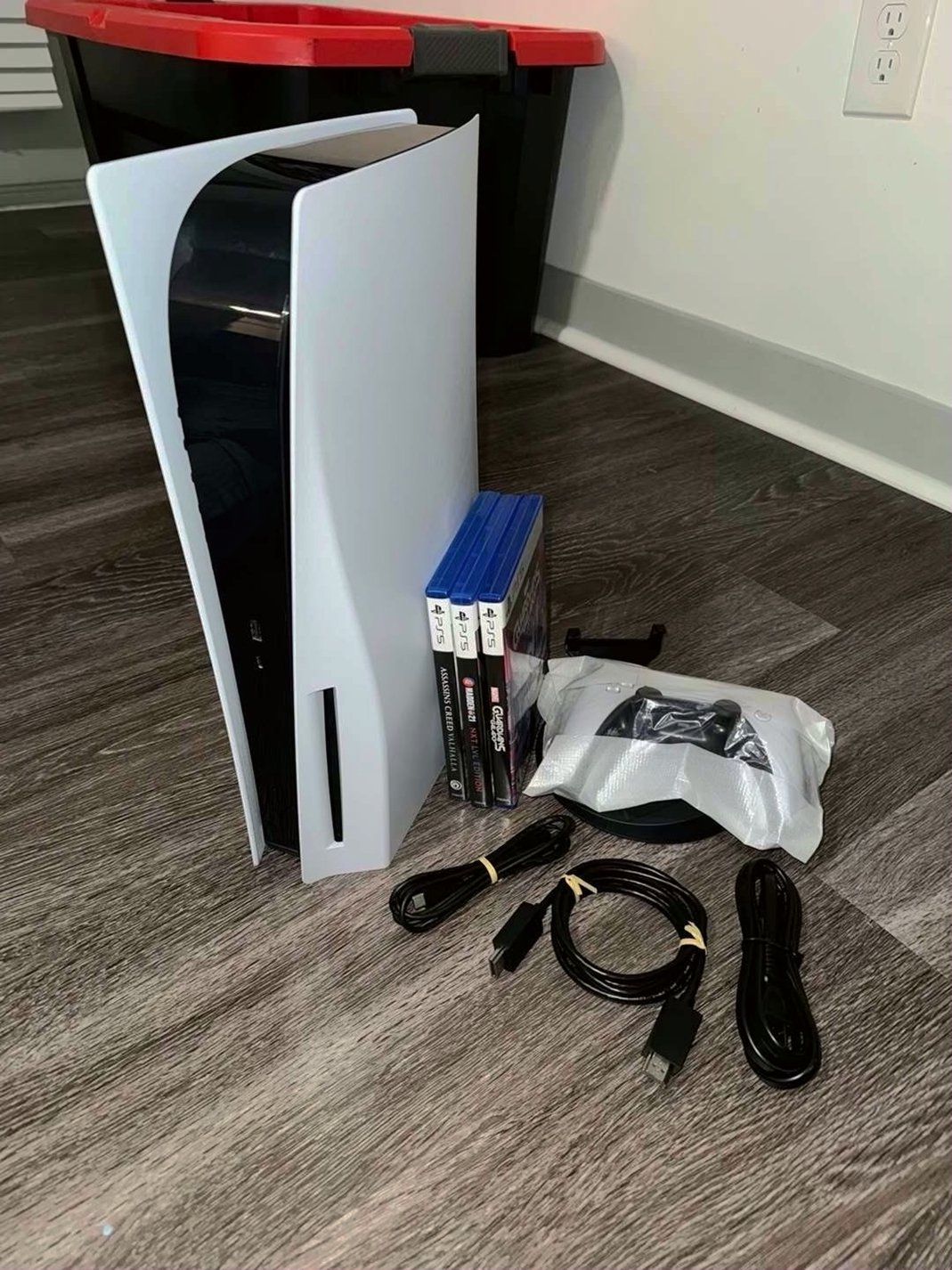 Sony PlayStation 5 Disc Edition with Games and Controller - Used