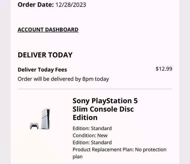 Sony PlayStation 5 Disc Console 7S82 Used image 4