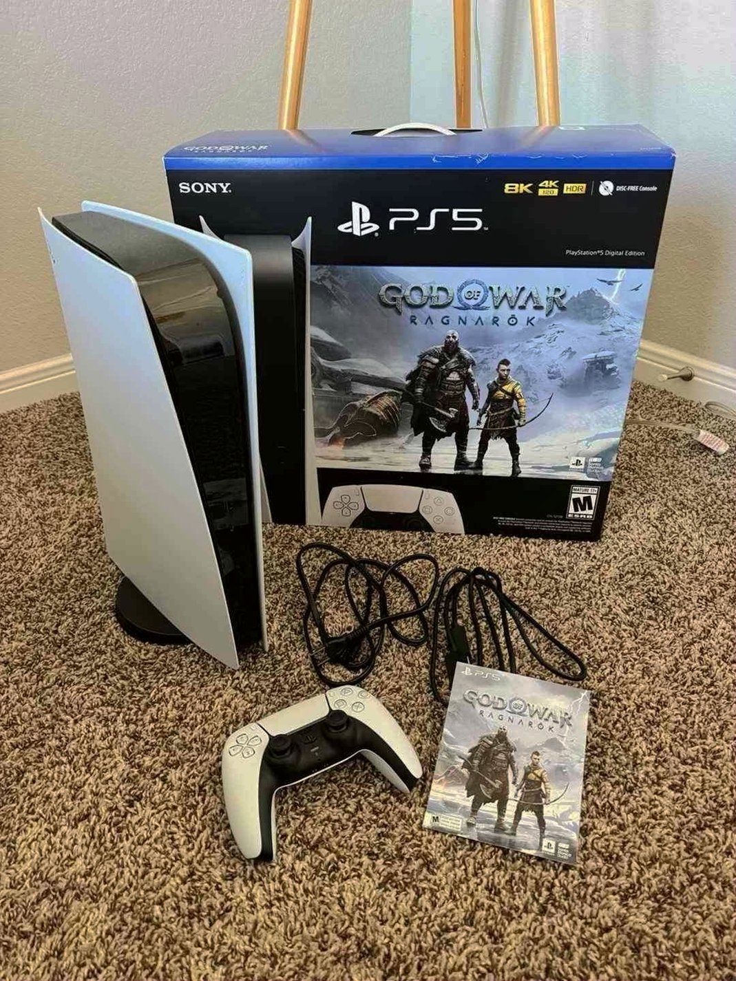 Sony PlayStation 5 Digital Edition God of War Ragnarok Bundle - Used