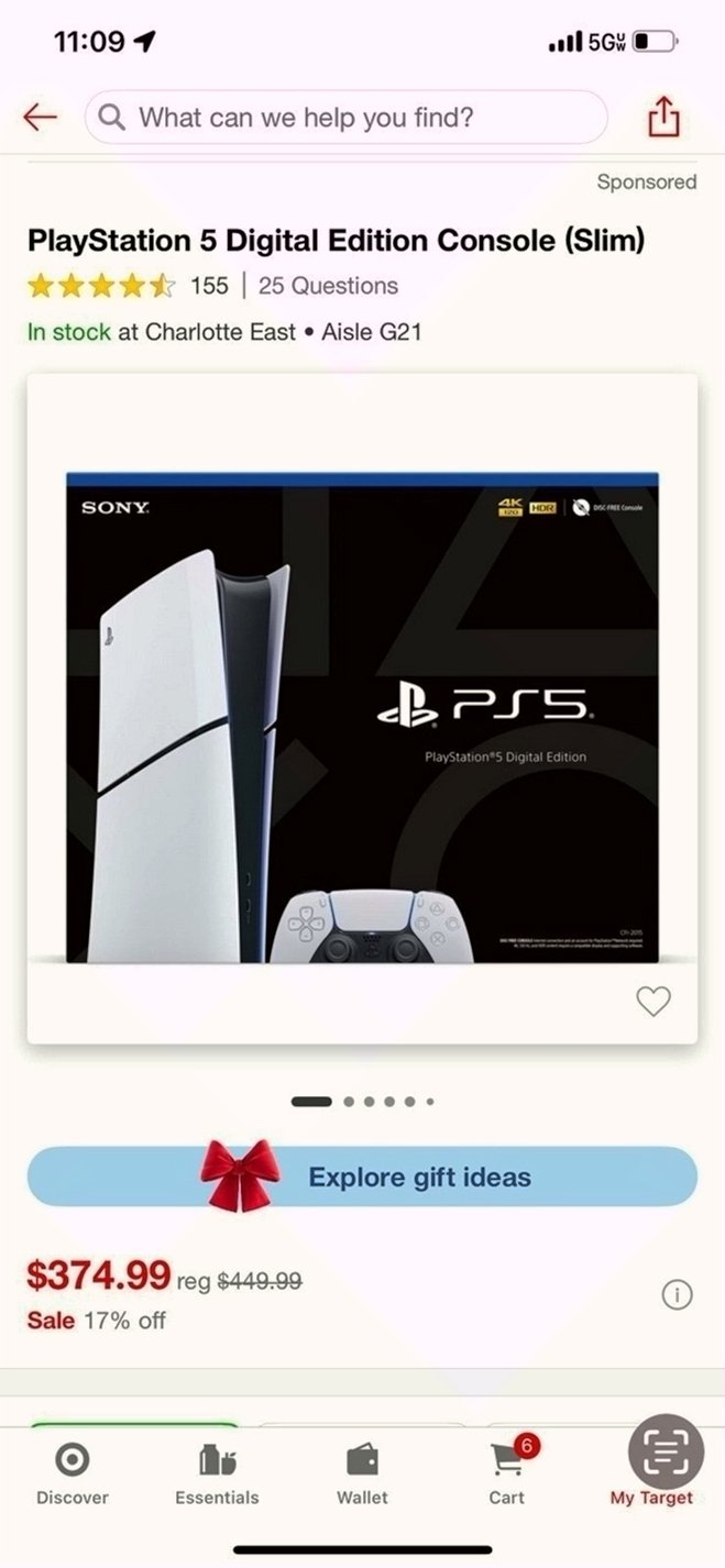 Sony PlayStation 5 Digital Edition - Used image 5