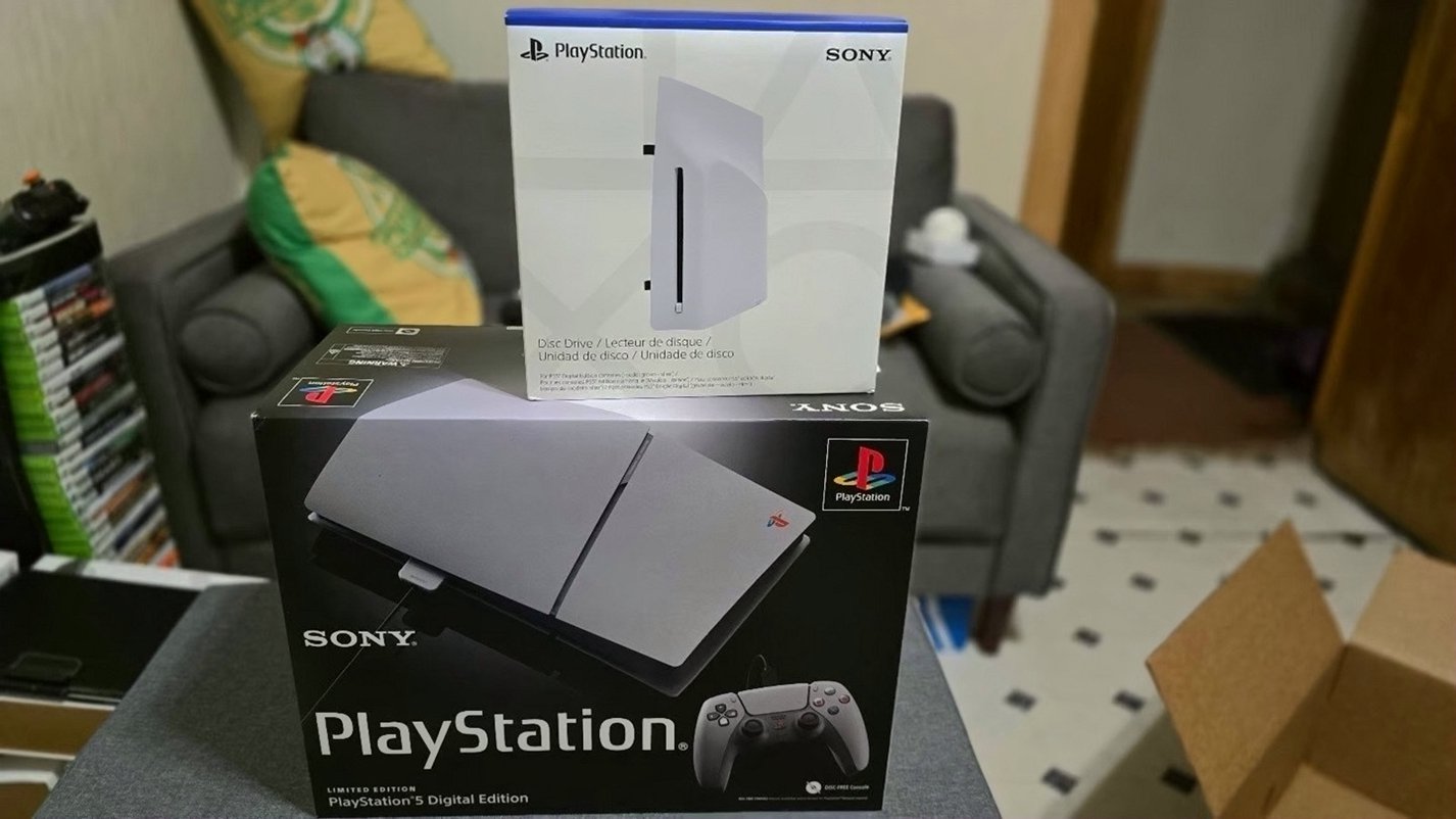 Sony PlayStation 5 Limited Edition 30th Anniversary Digital Edition + Disc Drive - Used