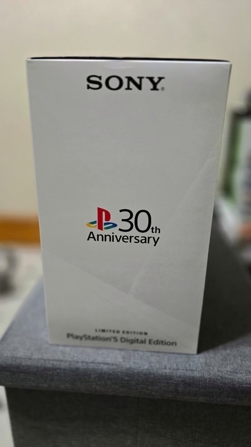 Sony PlayStation 5 Limited Edition 30th Anniversary Digital Edition + Disc Drive - Used image 4