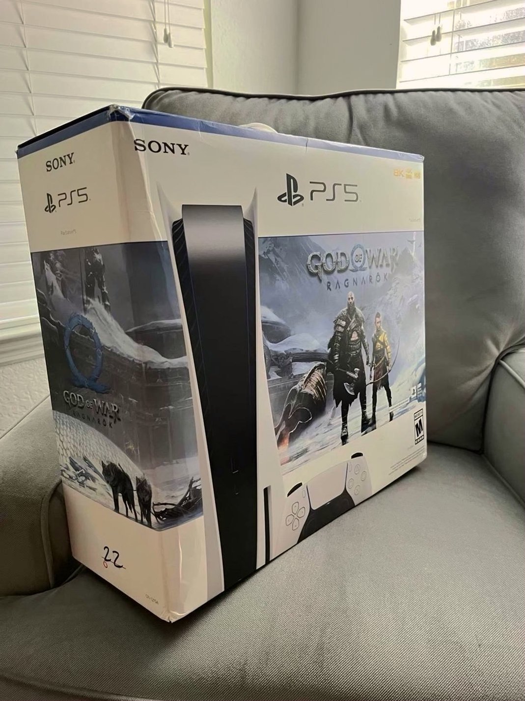 Sony PlayStation 5 Console Disc Version - God of War Ragnarök Bundle - Used