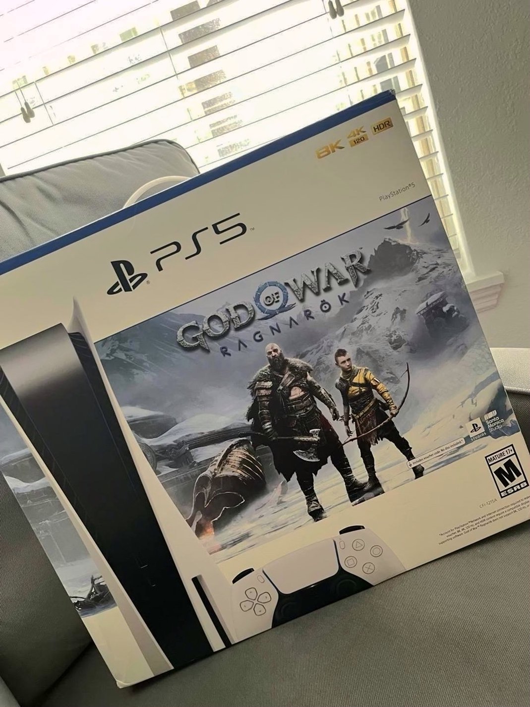 Sony PlayStation 5 Console Disc Version - God of War Ragnarök Bundle - Used image 2