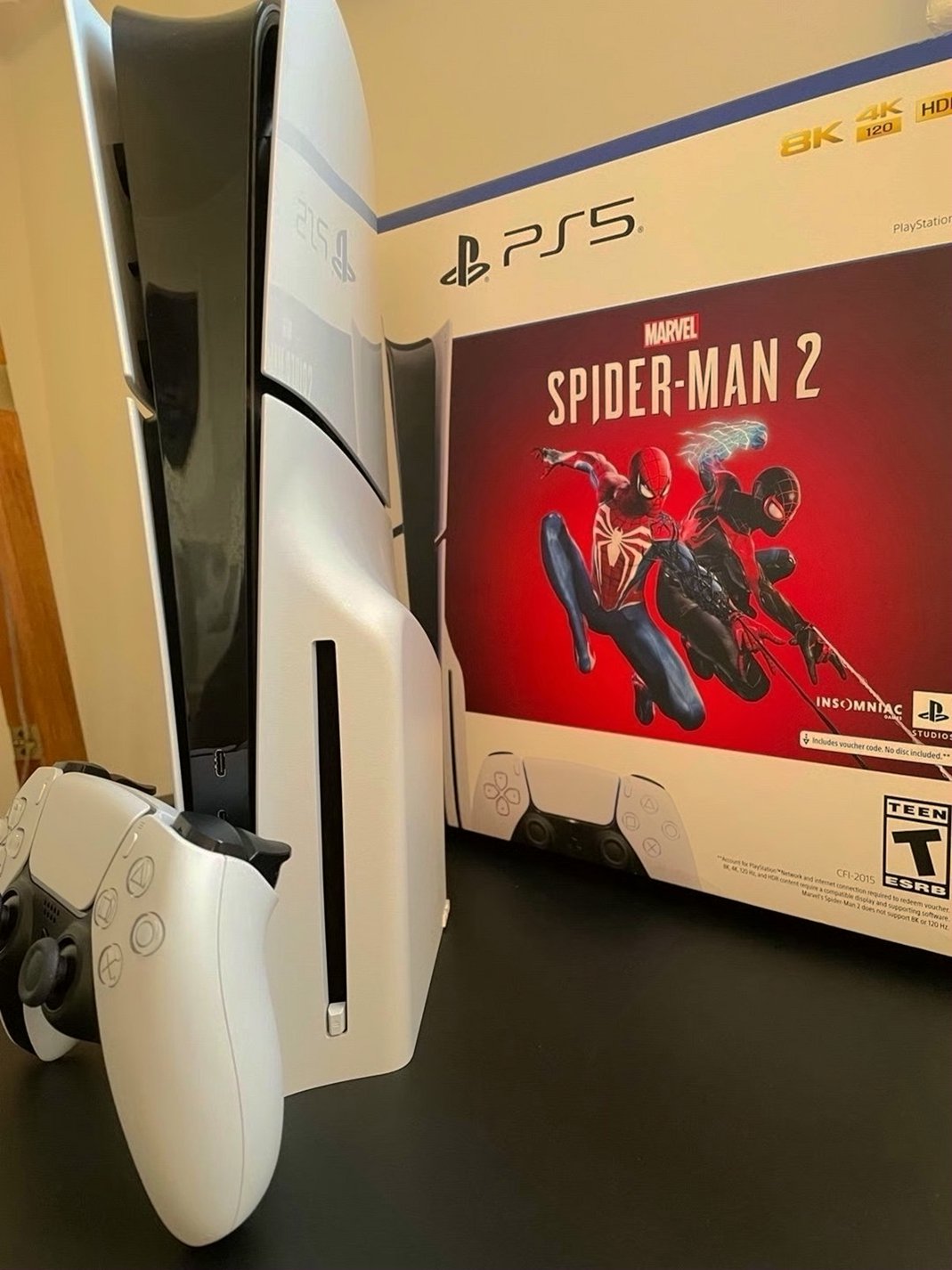 Sony PlayStation 5 Slim 1TB White Used image 3