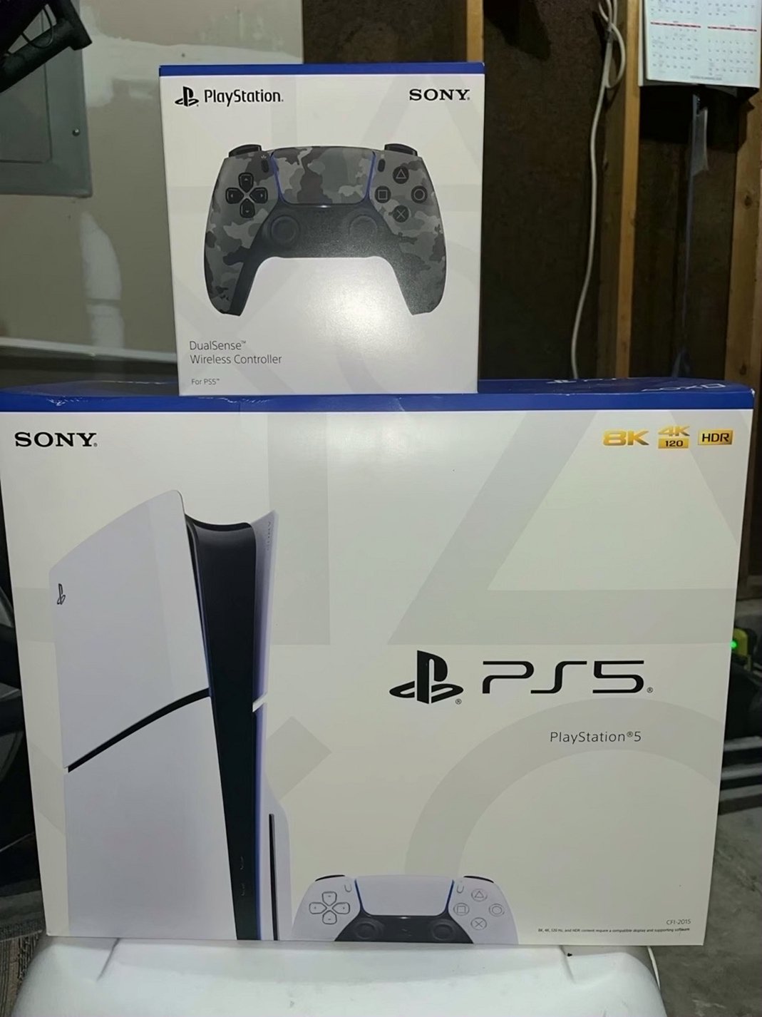 Sony PlayStation 5 Slim Disk Version with Extra Controller - Used
