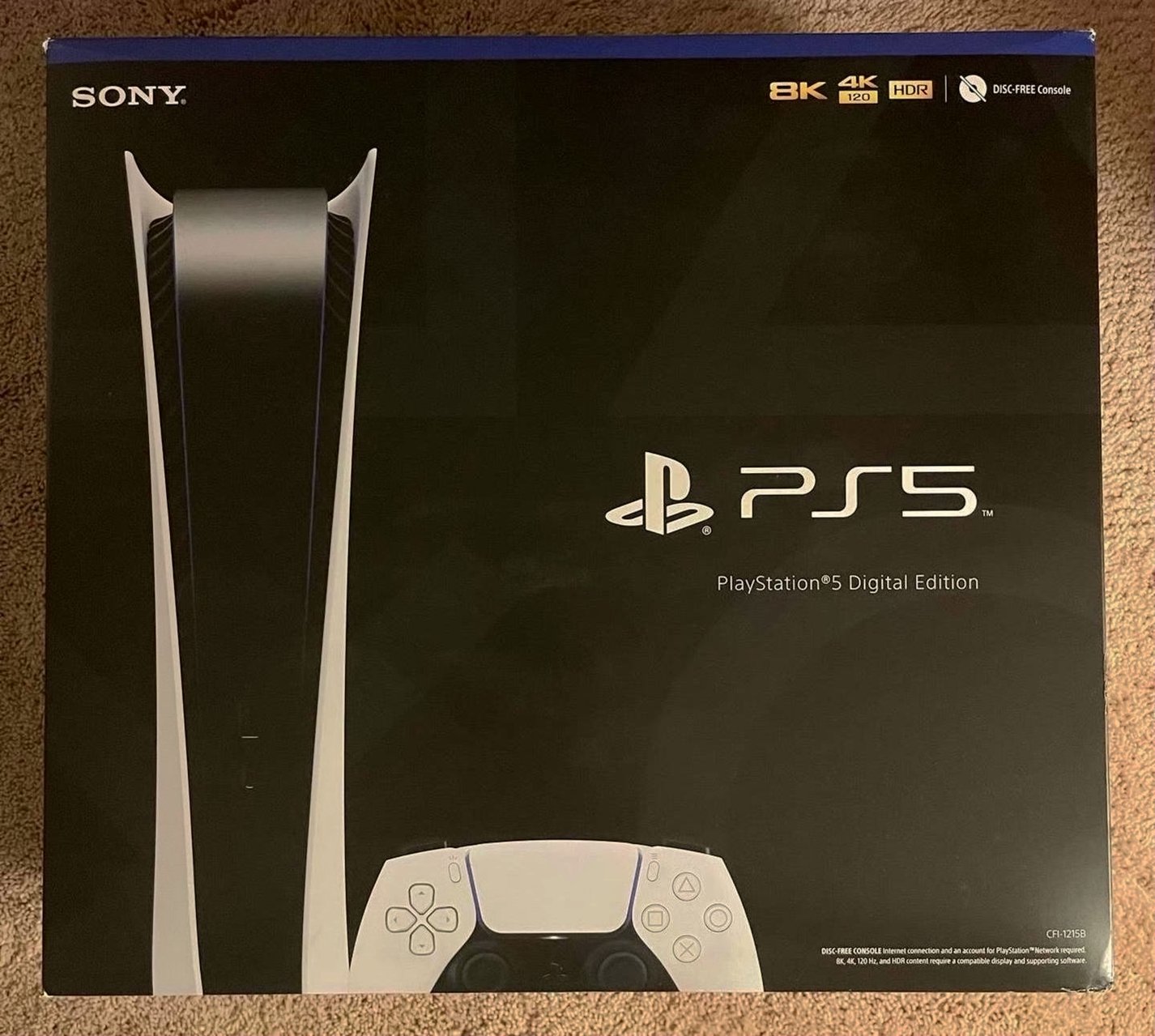 Sony PlayStation 5 Digital Edition 825GB White - Used