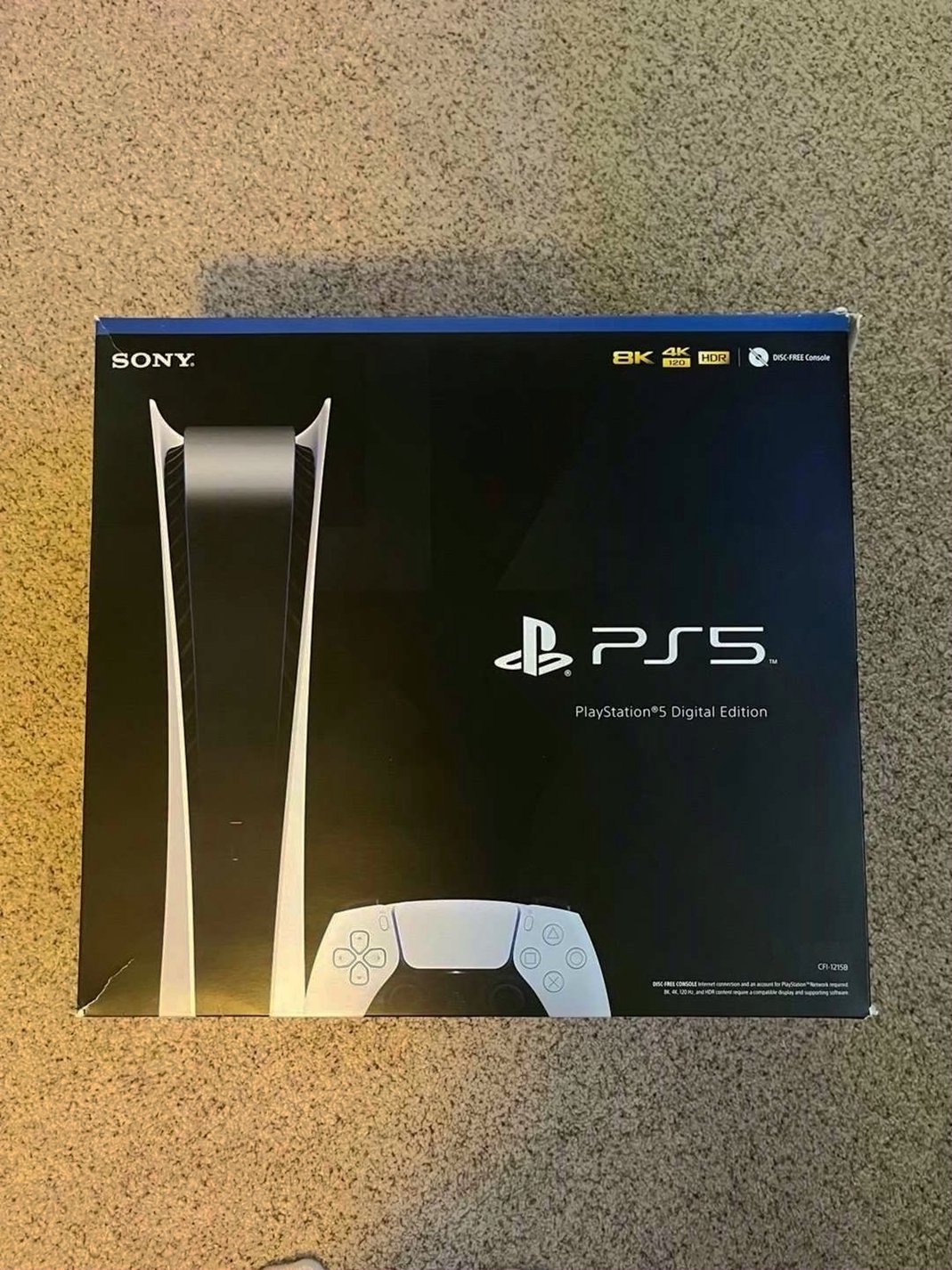 Sony PlayStation 5 Digital Edition 7P89 Used image 2