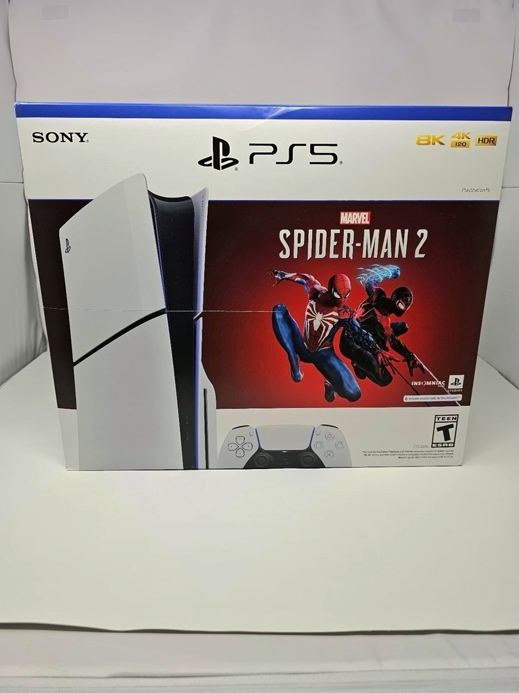 Sony PlayStation 5 Console 1TB Spider-Man 2 Bundle Used image 5