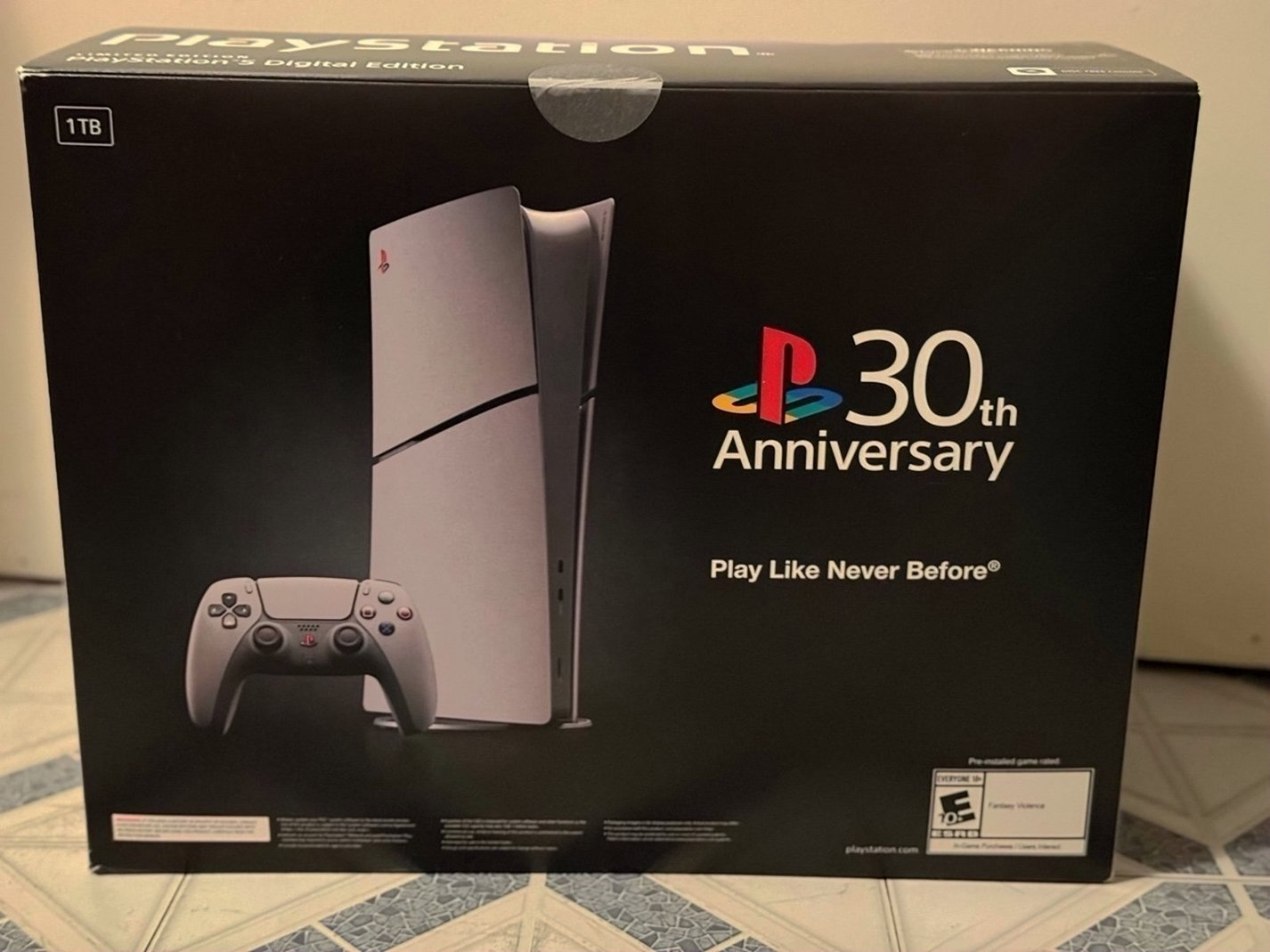 Sony PlayStation 5 Digital Console 30th Anniversary Limited Edition 1Y91 - Used