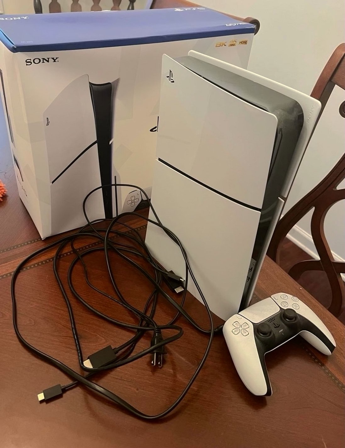 Sony PlayStation 5 Slim Console Disc Edition White - Used image 3