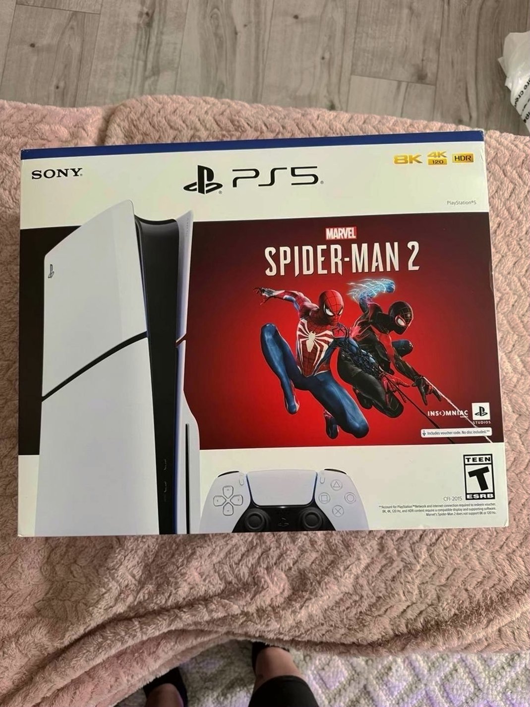 Sony PlayStation 5 Slim Disc 825GB White - Used image 5