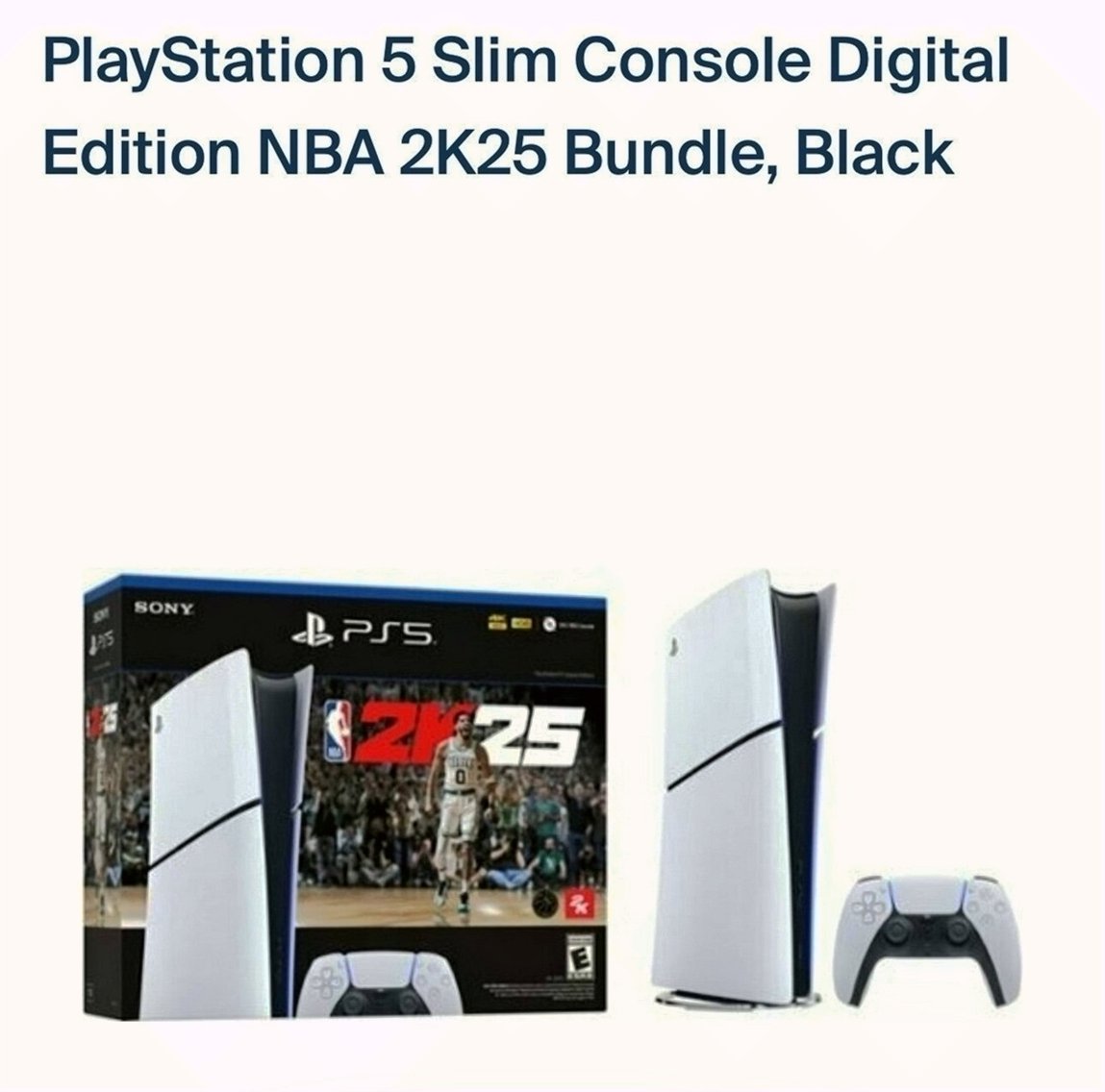 Sony PlayStation 5 Slim 2k25 Digital Edition Black - Used