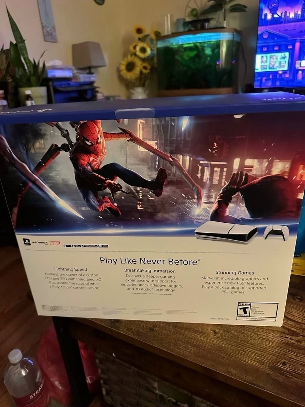 Sony PlayStation 5 Slim Console with Spiderman 2 - Used image 2