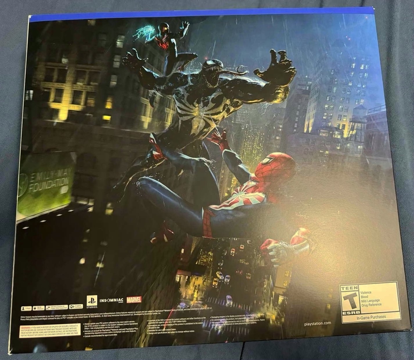 Sony PlayStation 5 Spiderman Edition 7Q87 Used image 2