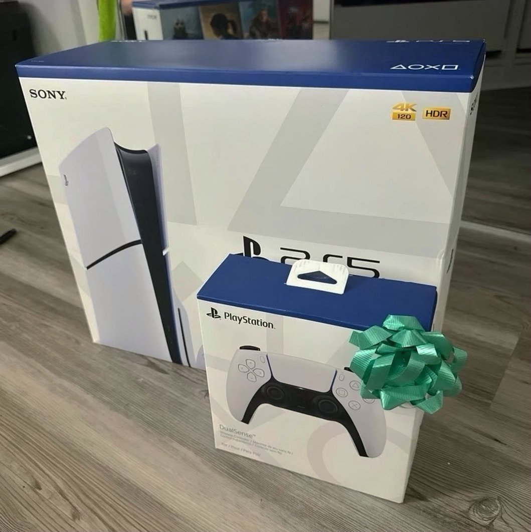 Sony PlayStation 5 Slim Disk Drive with Extra Controller - Used