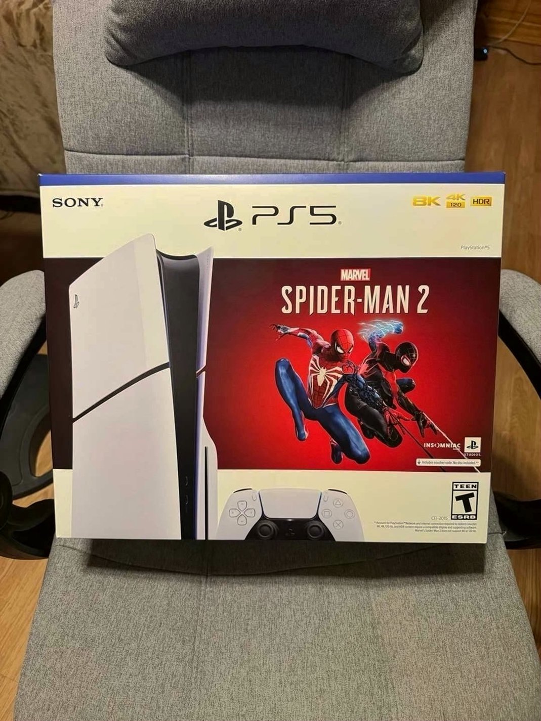 Sony PlayStation 5 Slim Console 825GB White - Used image 2