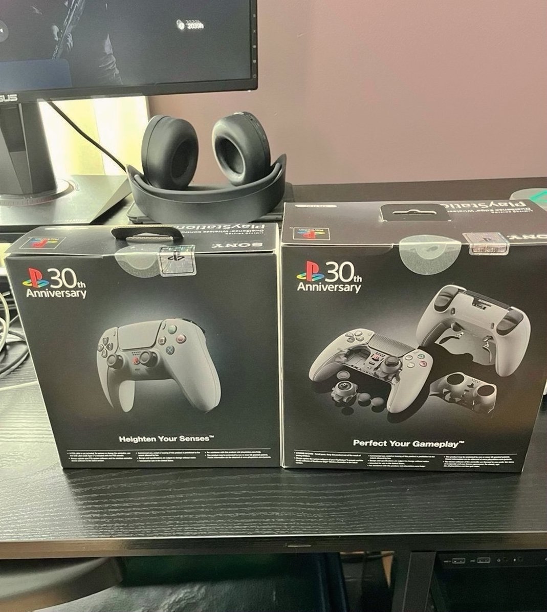 Sony PlayStation 5 30th Anniversary DualSense Edge Controllers Bundle - Used image 2