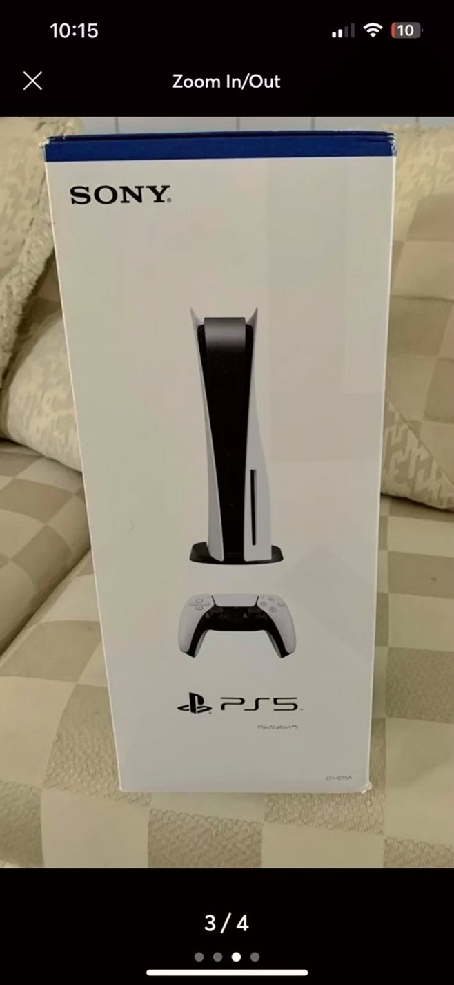 Sony PlayStation 5 Disc Console 825GB White Used - Unlocked image 3