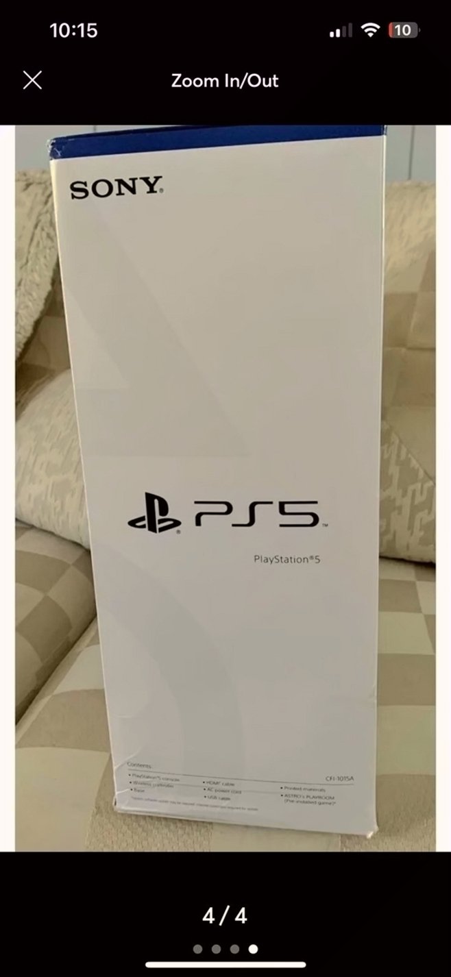 Sony PlayStation 5 Disc Console 825GB White Used - Unlocked image 4