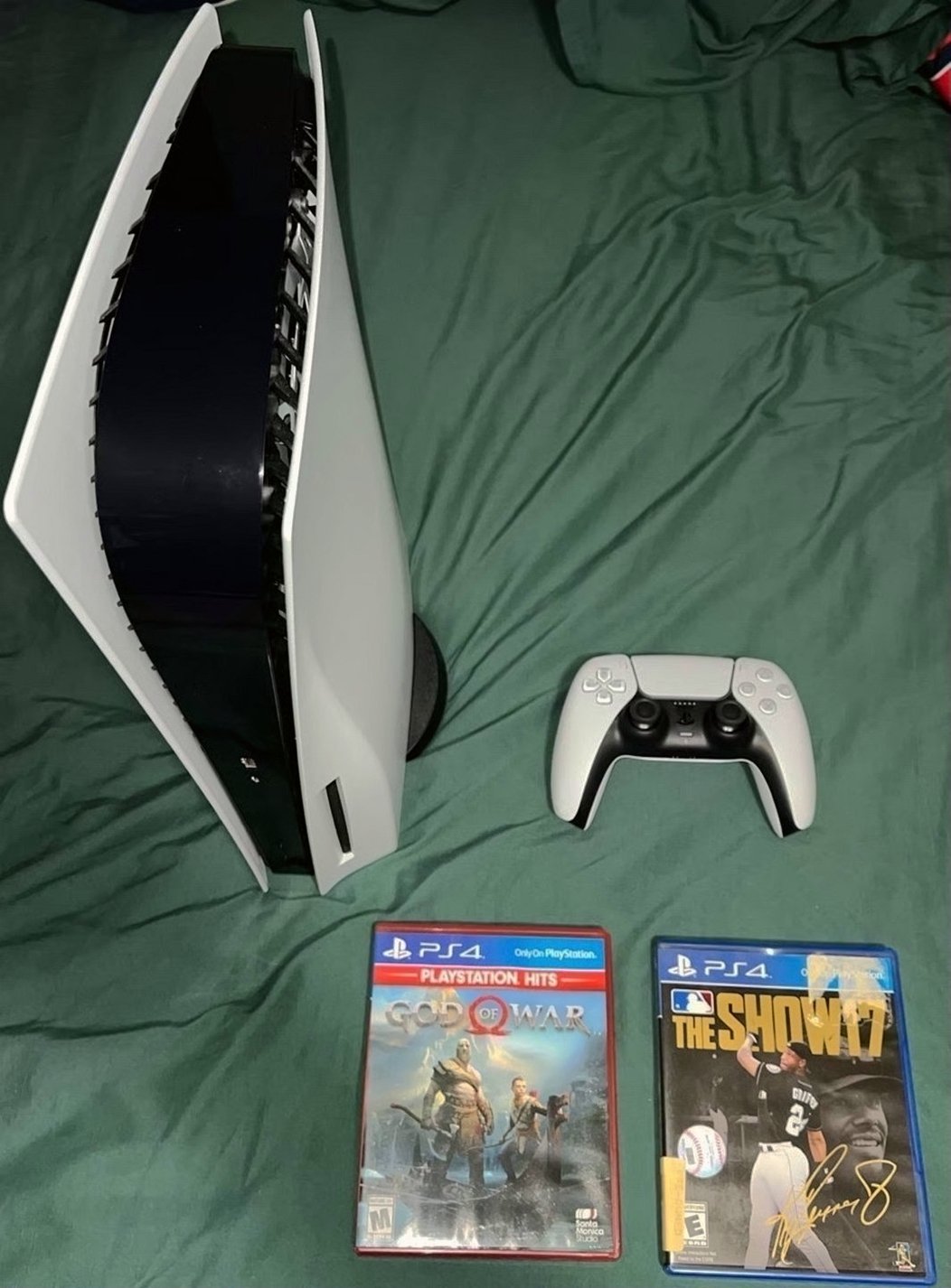 Sony PlayStation 5 Disc Version Used - Includes God of War and MLB The Show 17