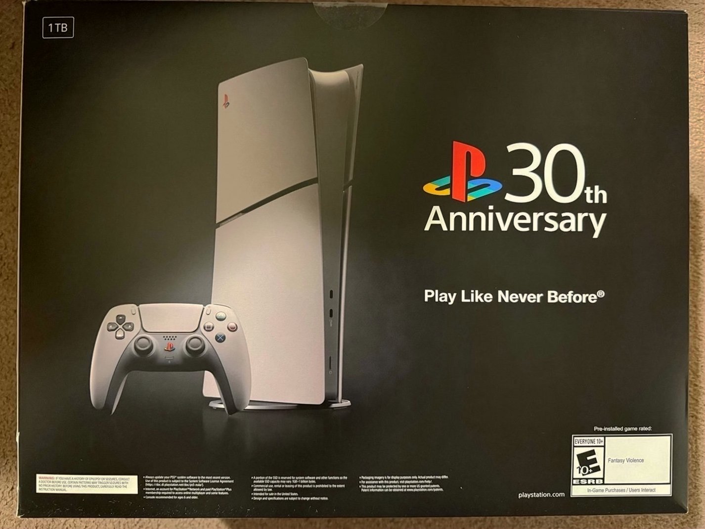 Sony PlayStation 5 Limited Edition 30th Anniversary 5S67 - Used image 5