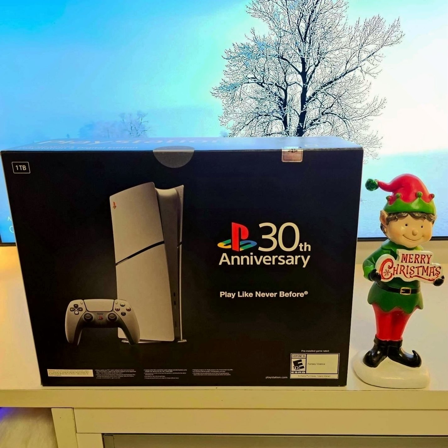 Sony PlayStation 5 Slim Digital Edition 1TB Gray - Used image 3