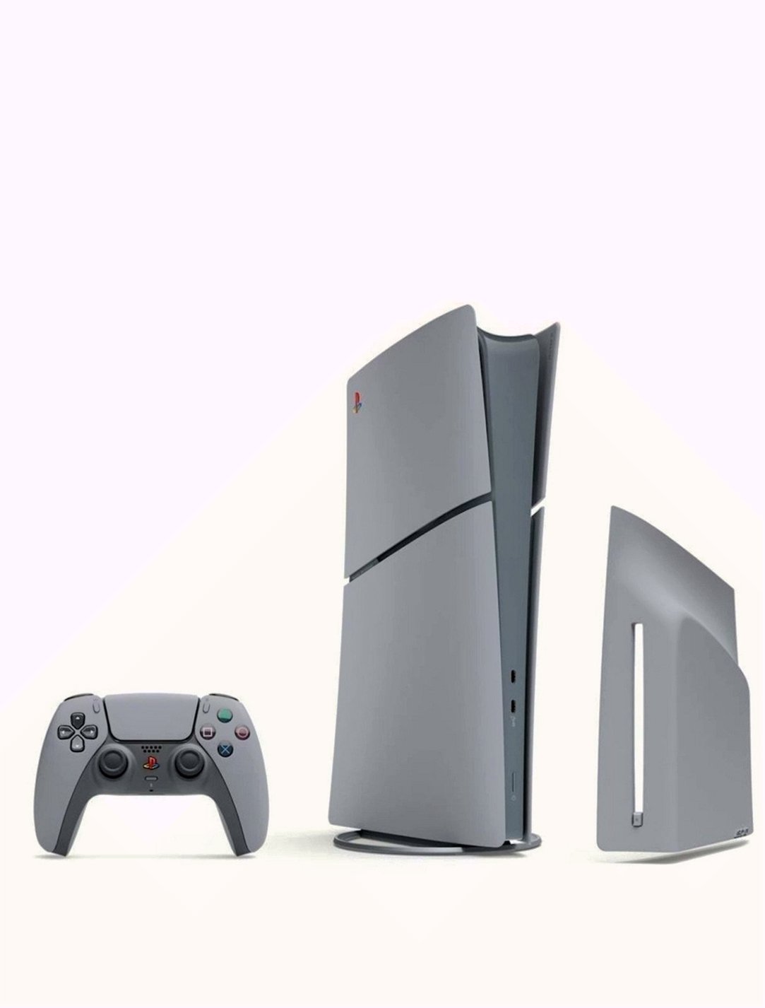 Sony PlayStation 5 Slim Digital Edition 1TB Gray - Used image 4