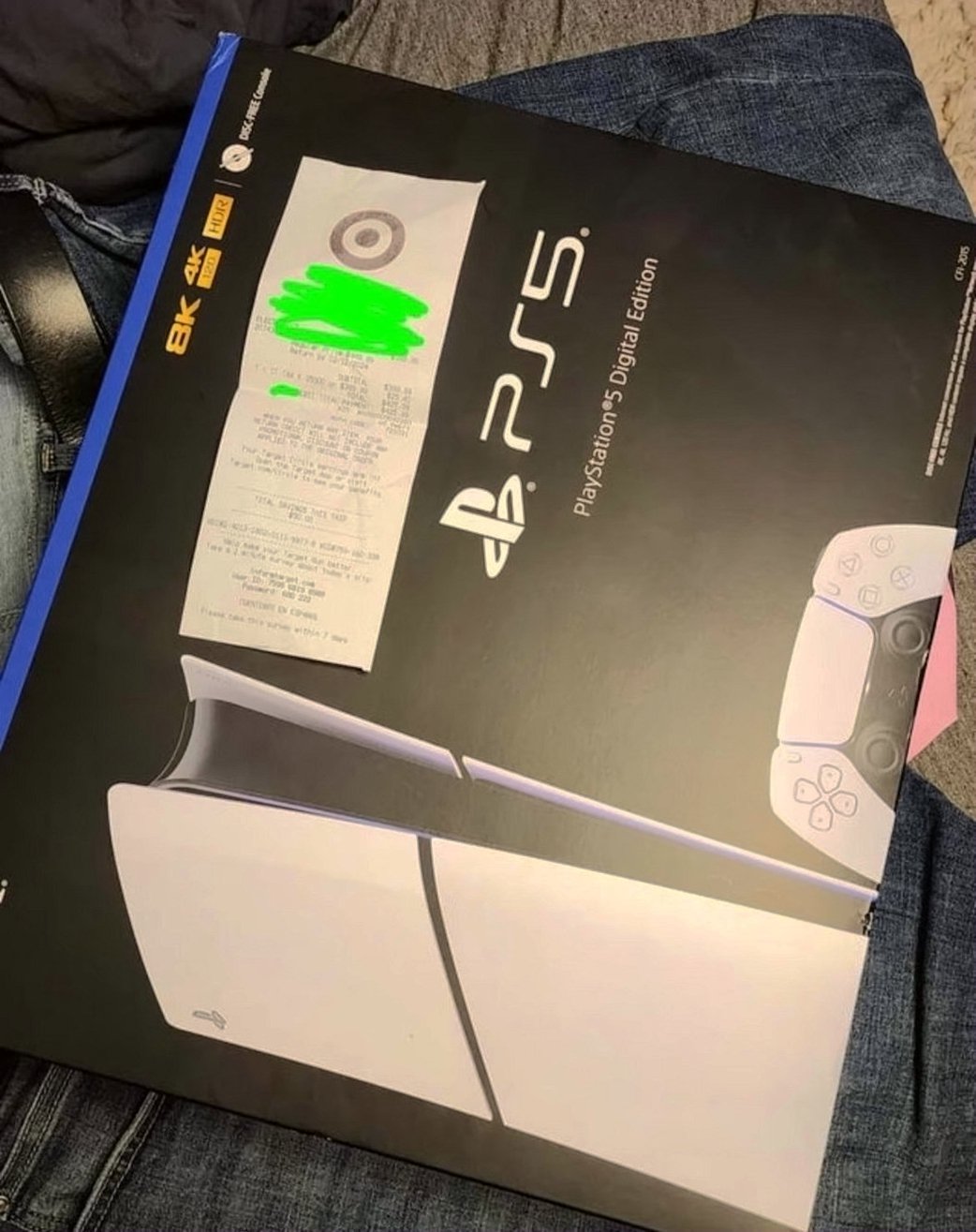 Sony PlayStation 5 Slim Digital Edition 1TB White - Used image 2