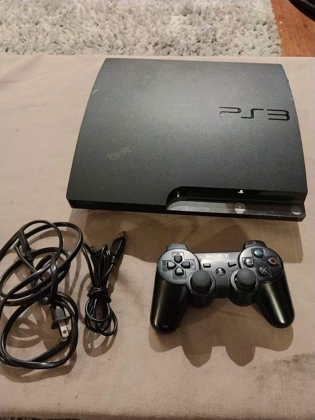 Sony PlayStation 3 Console 120GB Black Used image 2