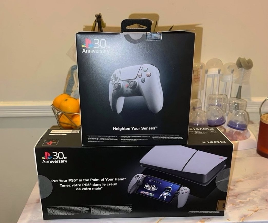 Sony PlayStation 30th Anniversary Controller and Portal 3T75 - Used image 2
