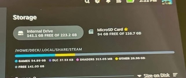 Valve Steam Deck 256GB + 128GB MicroSD - Used image 3