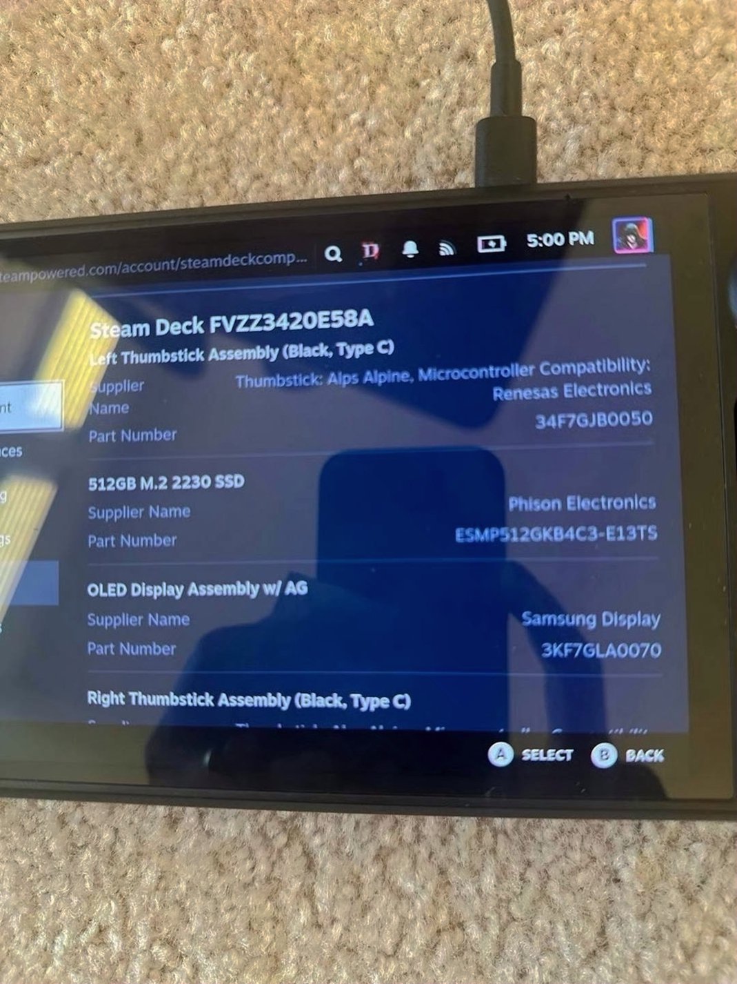 Valve Steam Deck OLED 512GB with Extra Dock - Used image 2