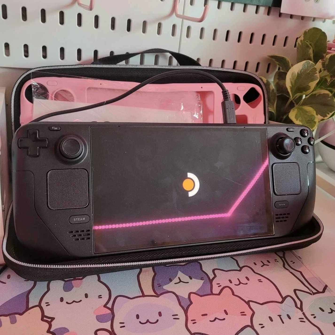 Valve Steam Deck 512GB Pink Skin Used