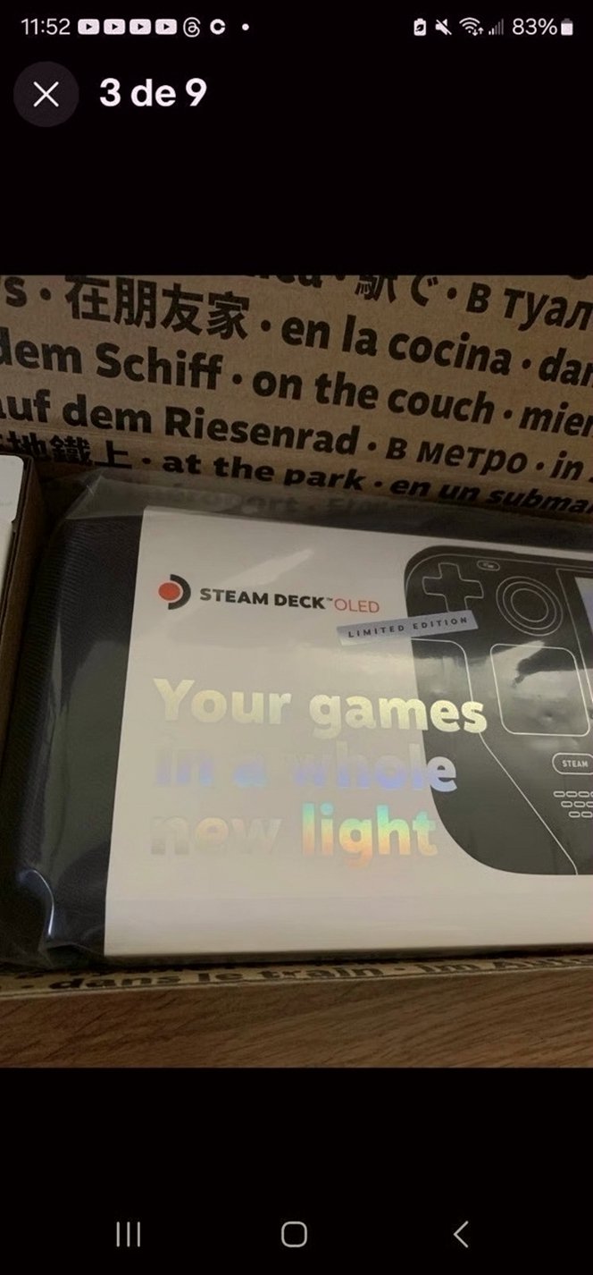 Valve Steam Deck OLED 1TB Red/Black Unlocked - Used image 3