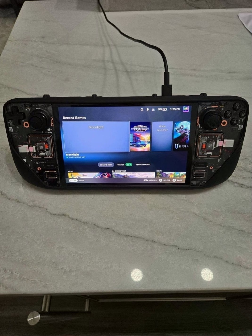 Valve Steam Deck OLED 512GB with Dbrand Grip Case & Screen Protector - Used