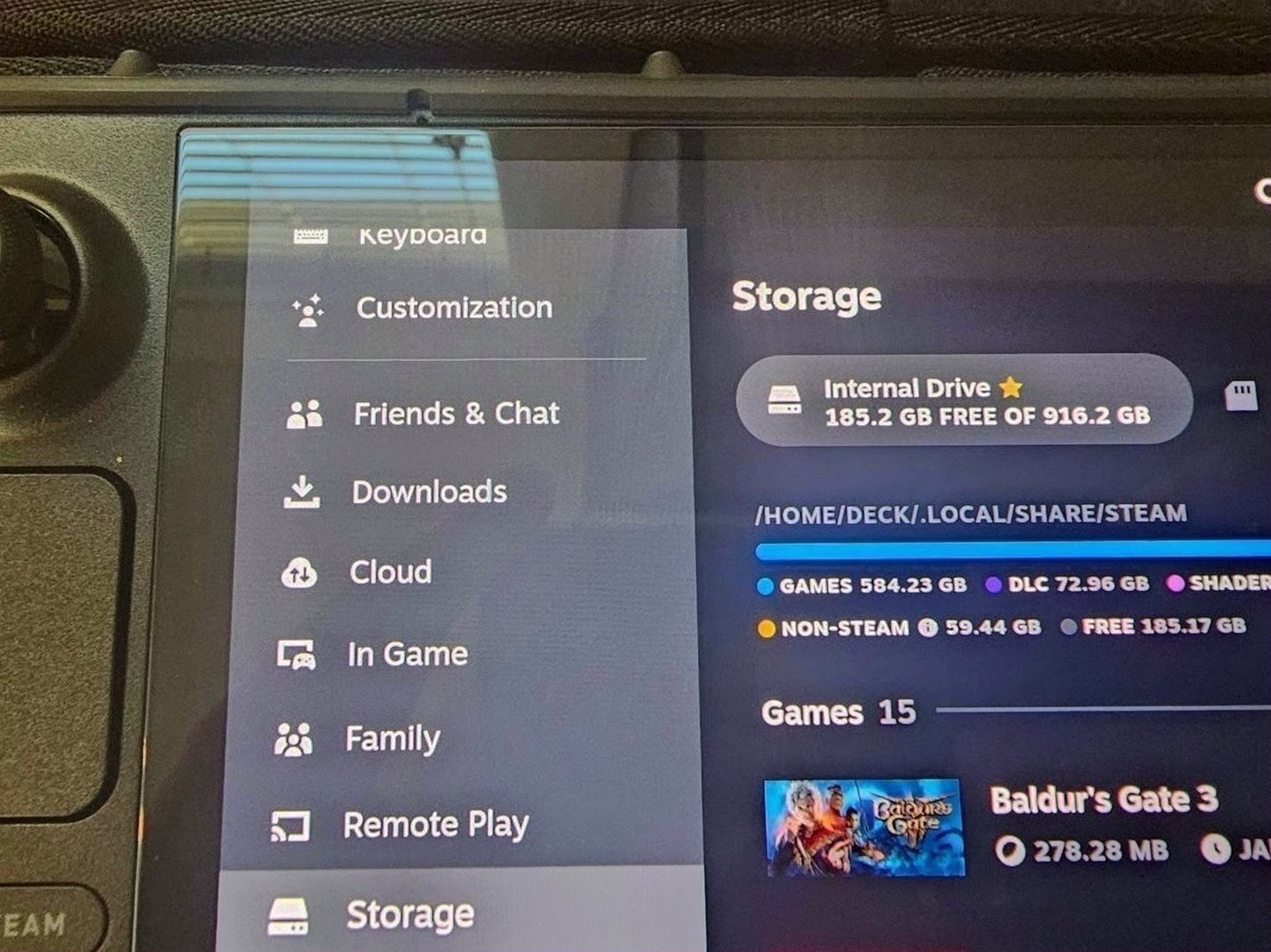 Valve Steam Deck OLED 1TB Black Unlocked - Used image 5