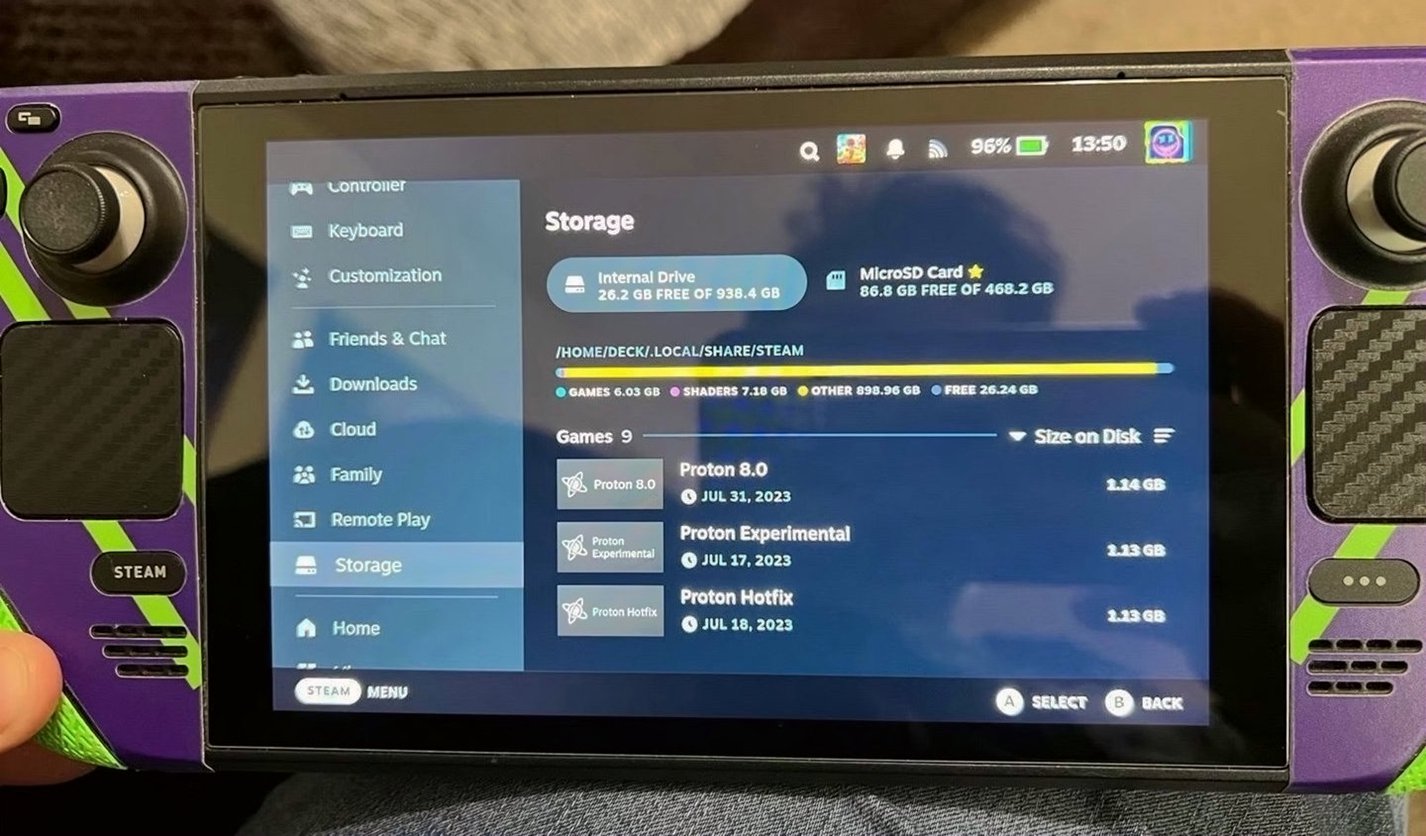 Valve Steamdeck 1TB Black Used image 4